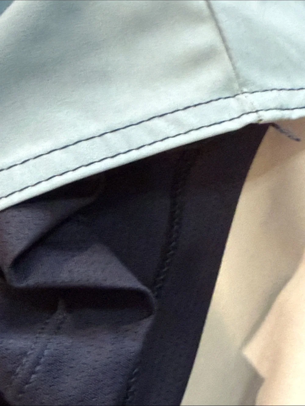 Eddie Bauer Two-Tone Navy and Light Blue Swim Shorts